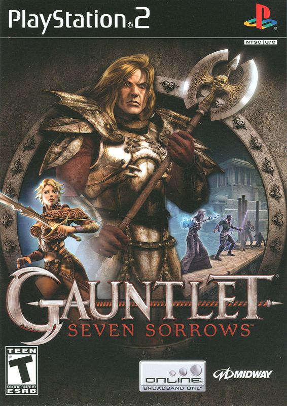 Gauntlet Seven Sorrows box art for Xbox